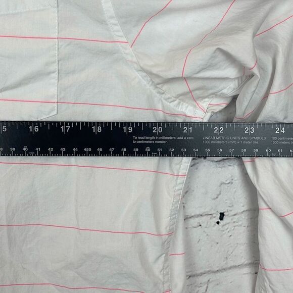 Original Penguin Shirt Mens Large Button Down Heritage Slim Fit Pino Stripes - Picture 8 of 12